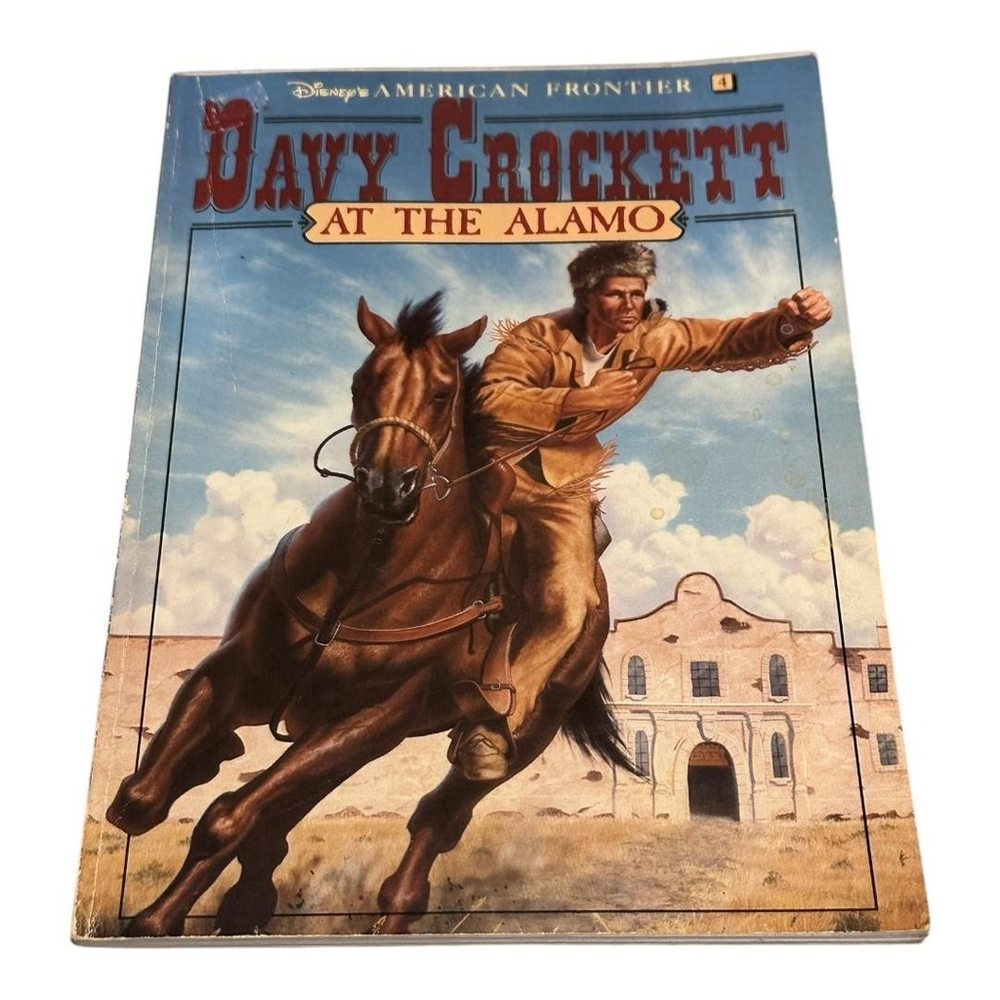 Vintage Disney Davy Crockett at the Alamo Justine Korman Paperback Disney Press